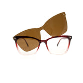 Armação de Óculos Clip on - Amber - YY6106