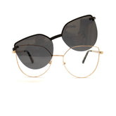 Armação de Óculos Clip on - Amber - ZR80121