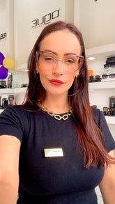 Armação de Óculos Clip on - Amber - YY6125