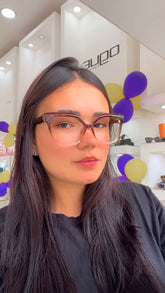 Armação de Óculos Clip on - Amber - YY6129
