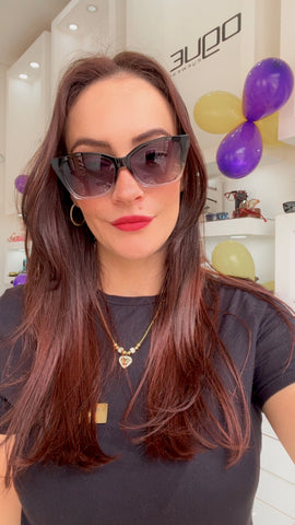 Armação de Óculos Clip on - Amber - 76067