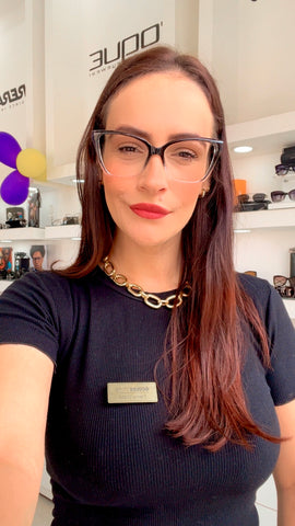 Armação de Óculos Clip on - Amber - 7707