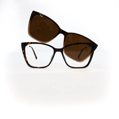 Armação de Óculos Clip on - Amber - OM08032