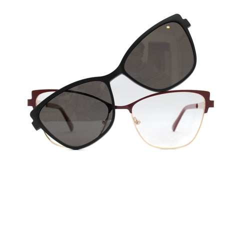 Armação de Óculos Clip on - Amber - OM99135