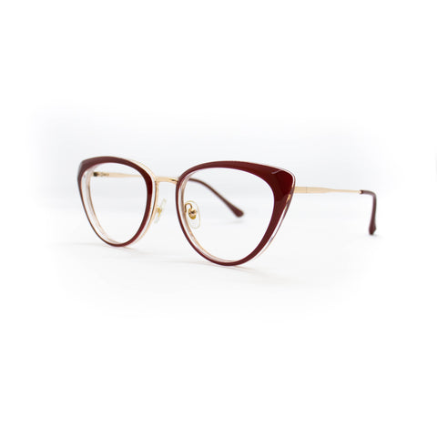 Armação de Óculos de Grau - Amber - BR98169 C4 - Vermelho