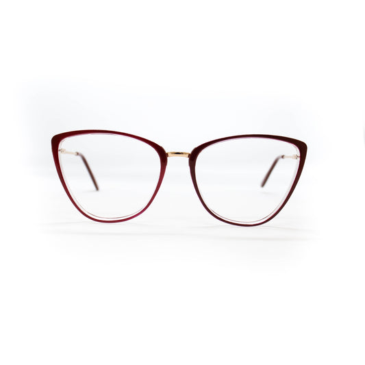 Armação de Óculos de Grau - Amber - BR98175 C3 - Vermelho