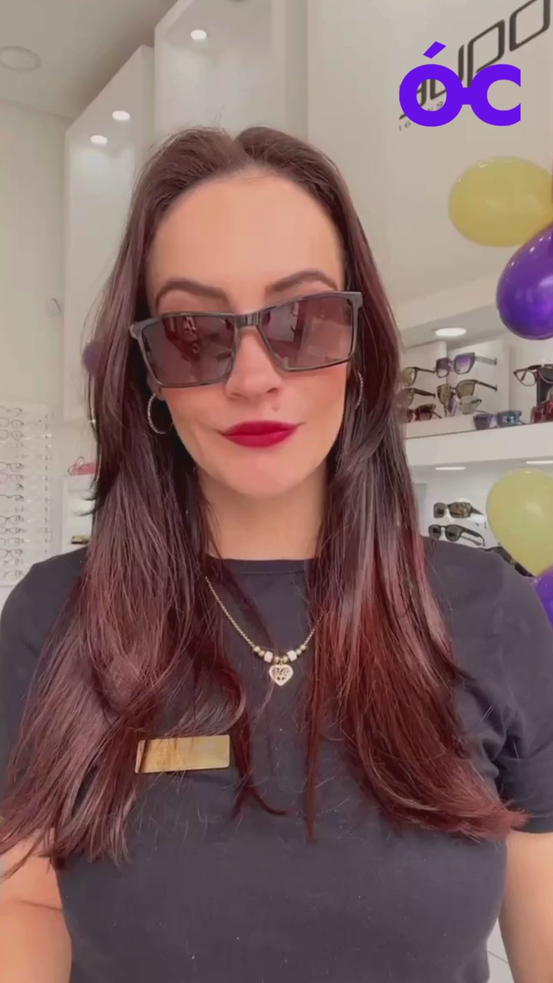 Armação de Óculos Clip on - Amber - SH3315