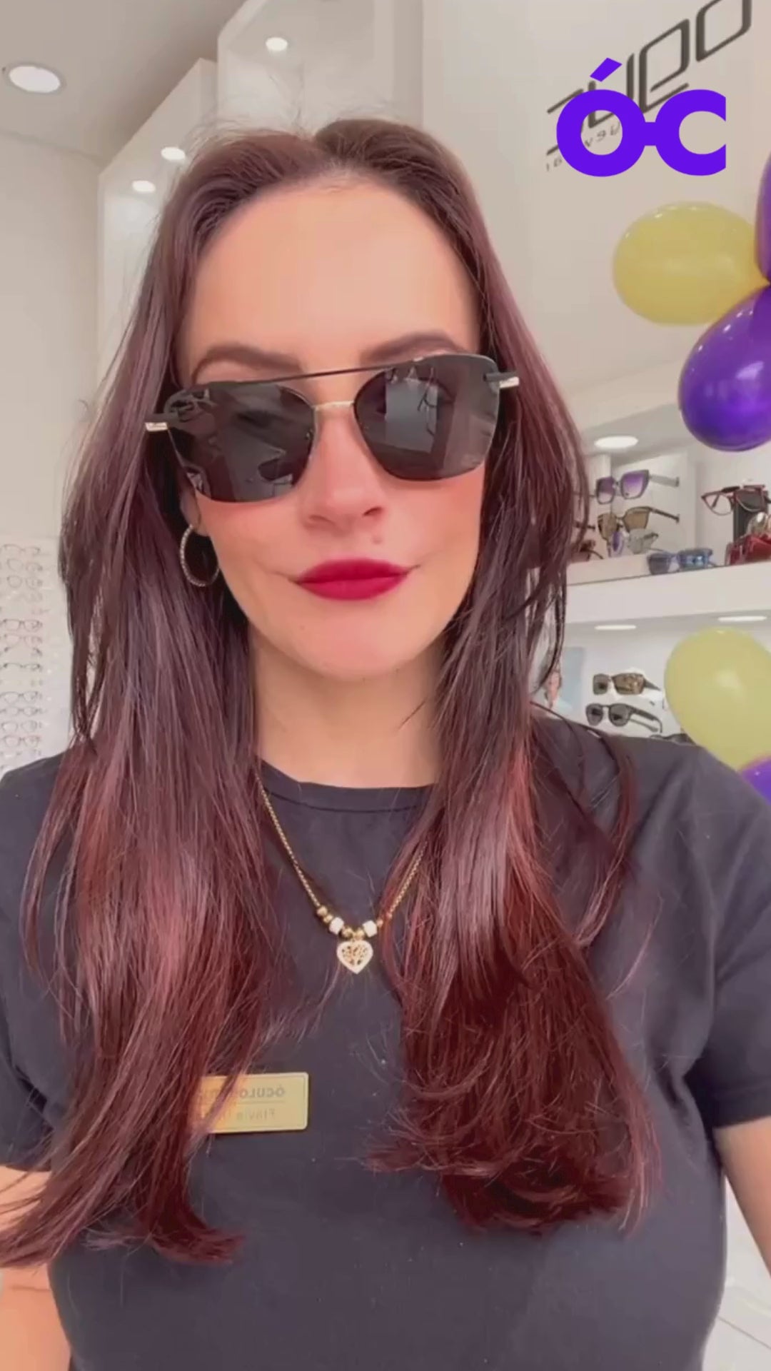 Armação de Óculos Clip on - Amber - 8378