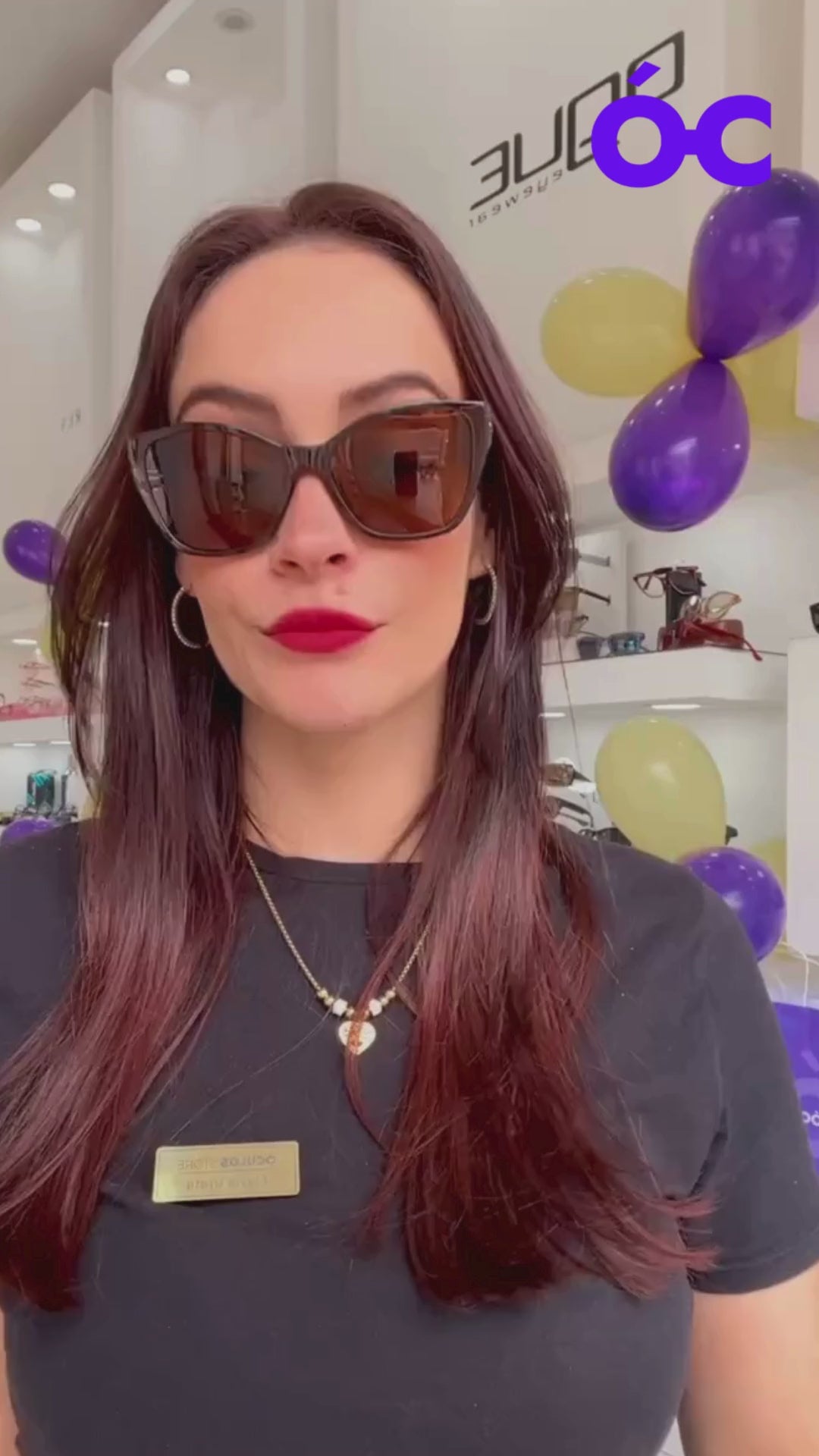 Armação de Óculos Clip on - Amber - YY6122