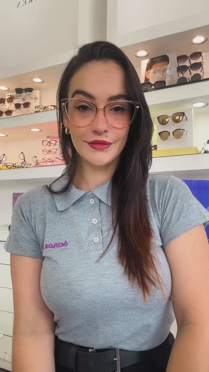 Armação de Óculos de Grau - Amber - BR98220